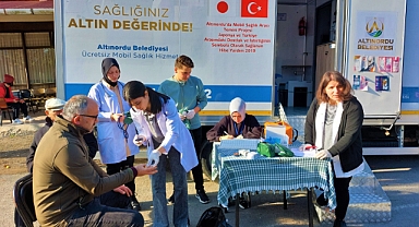 Altınordu'da sağlık konforu "mobil sağlık tarama aracı"