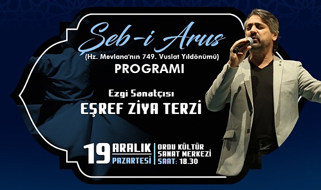 Altınordu'da Şeb-i Arüs progamı yapılacak