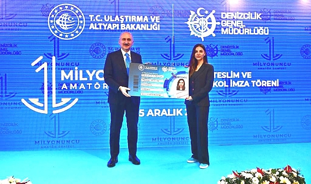 Bir milyon amatör denizci hedefine ulaşıldı