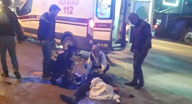 Fatsa'da kaza 2 yaralı var