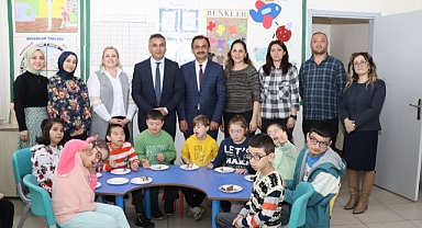Özel güne anlamlı ziyaret