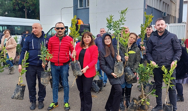 Altınordu'da 341 fidan toprakla buluştu