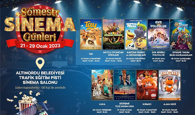 Altınordu'da Efsana Sinema Günleri başlıyor