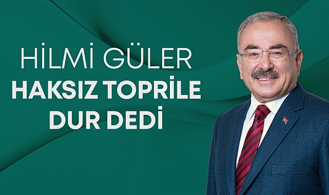 Hilmi Güler, adaletsizliğe dur dedi