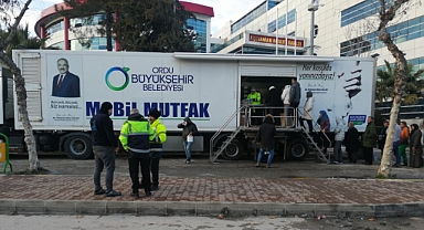 OBB Mobil mutfak tırı Adıyaman'da