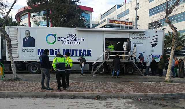 OBB Mobil mutfak tırı Adıyaman'da