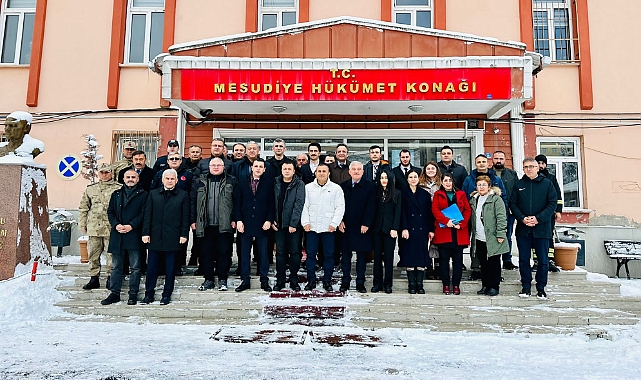 Vali Sonel, Mesudiye ilçesinde incelemelerde bulundu