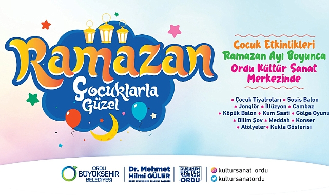 Çocuklar unutulmaz bir Ramazan yaşayacak