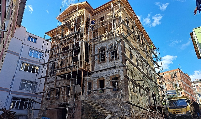 Köymen Konağı'nda restorasyon sürüyor