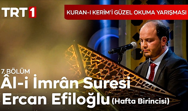 Kuranı Kerimi güzel okuma yarışmasında Ünyeli İmam birinci oldu