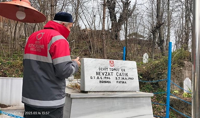 Ordu'da şehitler unutulmadı