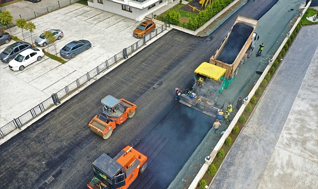 Altınordu altyapı ve sıcak asfalt çalışmalarına tam gaz devam ediyor
