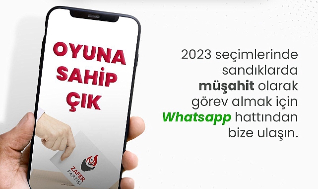 Zafer Partili Esmaül Hüsna Aslan’dan müşahit çağrısı