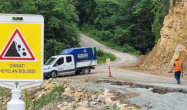 Ordu’da son bir haftada 95 heyelan meydana geldi