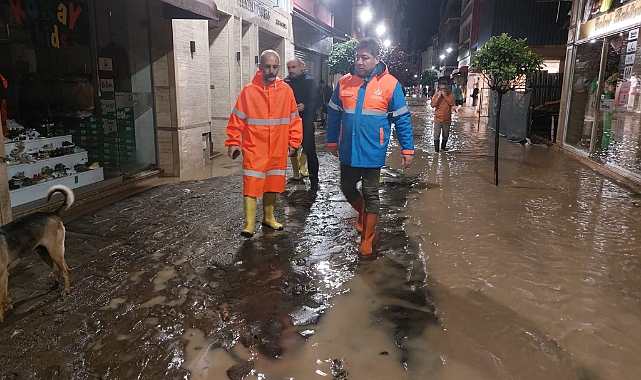 Altınordu Belediyersi ekipleri seferber oldu