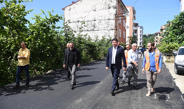 Altınordu'da altyapı ve ulaşım yatırımları dikkat çekiyor