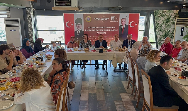 Vali Sonel 15 Temmuz'da Şehit ve Gazilerle bir araya geldi