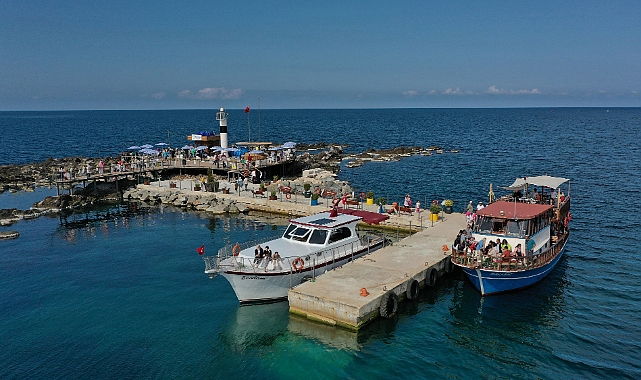 Fatsa Adası’na ziyaretçi akını
