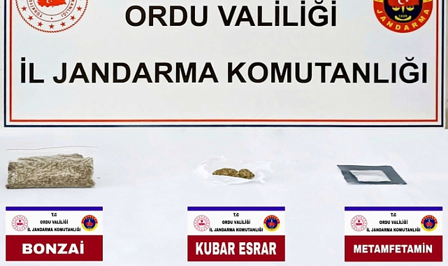 Ordu'da uyuşturucu operasyonu: 1 şüpheli yakalandı