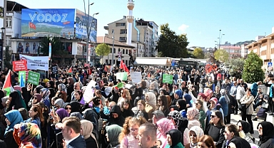 Ordu'da Filistin'e destek yürüyüşü