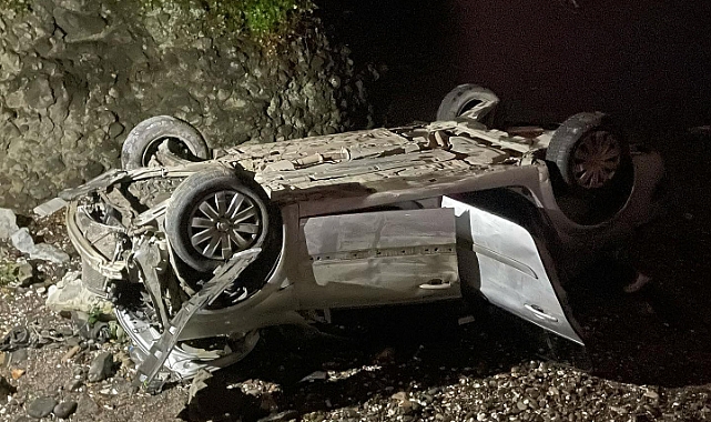 Ordu'da otomobil denize uçtu: 4 yaralı