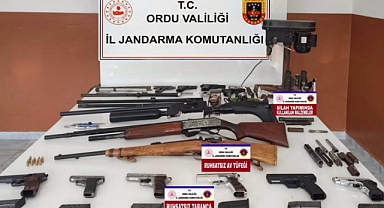 Ordu'da silah kaçakçılığına darbe