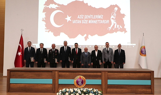 "Tarihten Günümüze Ordulu Şehitler Anıtı"na emeği geçenler onure edildi