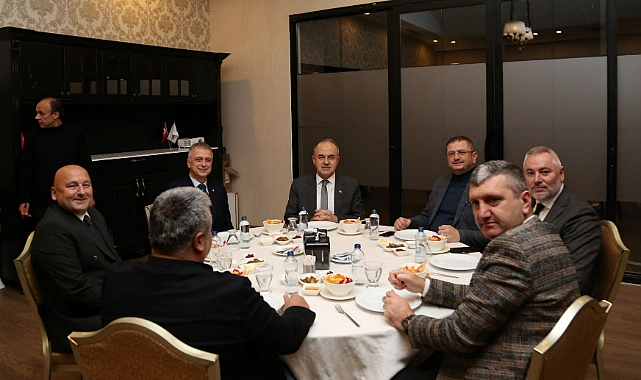 Ordu iş dünyası derdini Vali Erol'la paylaştı
