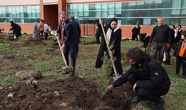 Ordu Üniversitesinde 100 Fidan Dikildi
