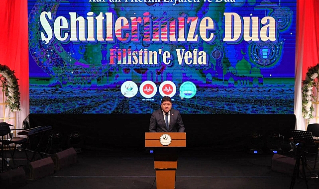 Şehitlerimize dua Filistine vefa programına yoğun ilgi