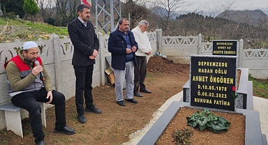 Depremde vefat eden Ordulular kabirleri başında anıldı