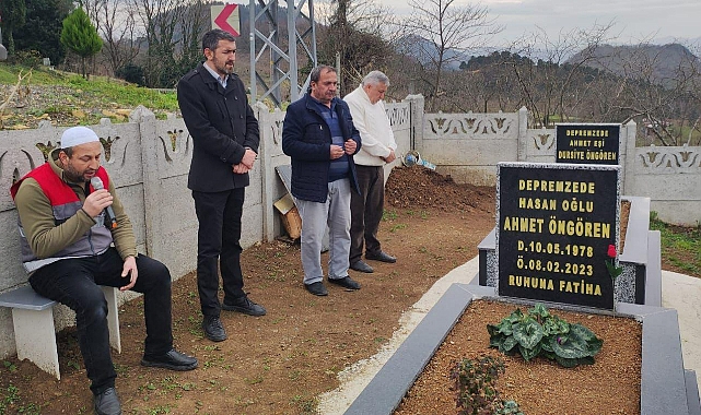 Depremde vefat eden Ordulular kabirleri başında anıldı