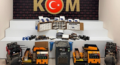 Kaçak tütün operasyonu: 30 bin makaron ve 10 kilo tütün ele geçti