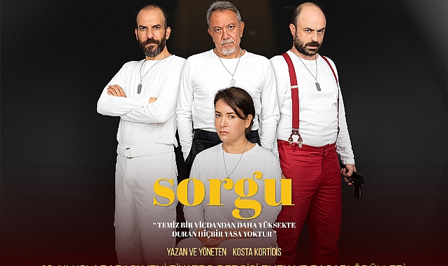 Teatro Rudius'un ödüllü oyunu "Sorgu" sahnede