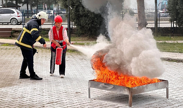 Afet eğitimi yapıldı