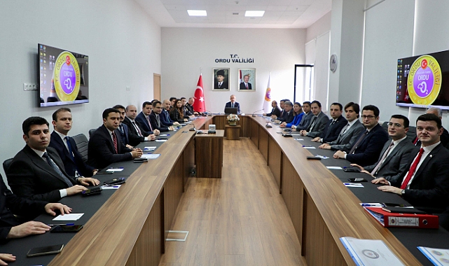 Ordu'da Seçim Güvenliği Toplantısı yapıldı
