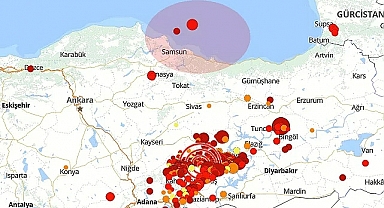 Samsun Atakum açıklarında deprem oldu. Ordu'nun kıyı şeridinde hissedildi