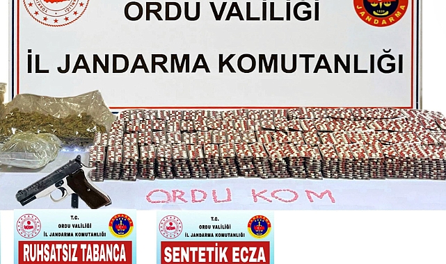 Ordu'da uyuşturucu ticaretine darbe vuruldu