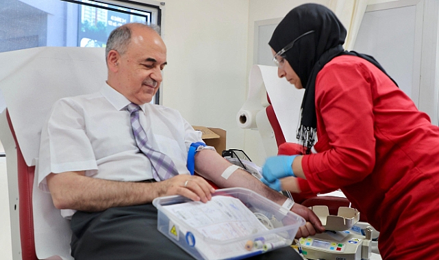 Vali Erol'dan kan bağışına destek