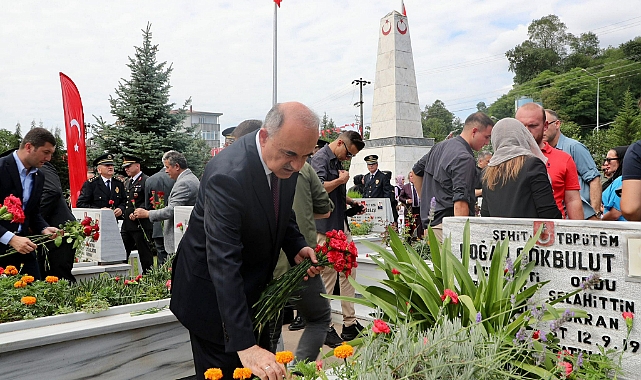 15 Temmuz Şehitlerimiz dualarla yad edildi