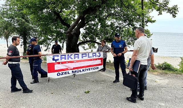 Çaka Beyaz Kum Plajı'na ücretli giriş iddiaları asılsız çıktı