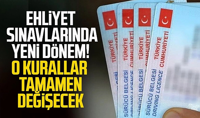 Ehliyet sınavında büyük değişiklikler kapıda