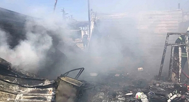 Ordu'da geri dönüşüm tesisinde korkutan yangın