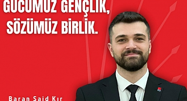 Baran Said Kır, CHP Ordu Gençlik Kolları Başkanlığına adaylığını açıkladı
