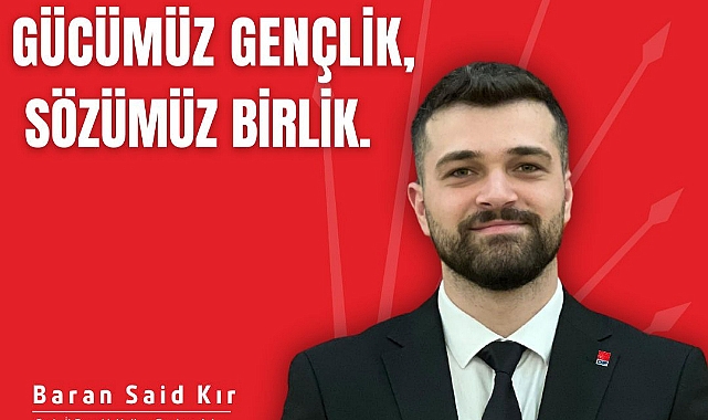 Baran Said Kır, CHP Ordu Gençlik Kolları Başkanlığına adaylığını açıkladı