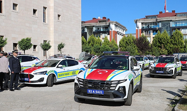 Ordu Emniyetine 81 yeni araç teslim edildi