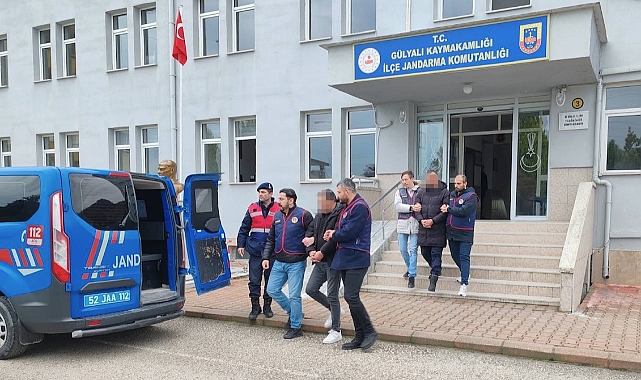 Telekom hırsızları yakalandı!