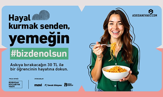 Askıda Ne Var, 1 milyon öğün hedefiyle “#BizdenOlsun” diyor