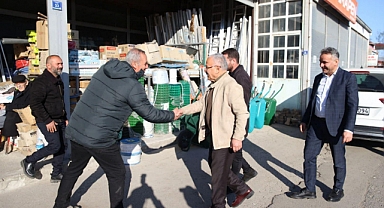 Başkan Güler sanayi esnafını ziyaret etti