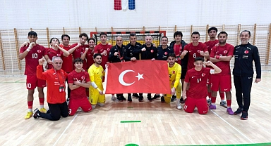 Futsal U19 Milli Takımı Hırvatistan'da tarih yazdı